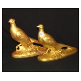 Pair of Decorative Golden Pheasants 10' tall