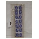 A strip of 14 -1864 Confederate Stamps, 10
