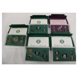 5 US Proof Sets, 1992, 1995, 1996, 1997, 1998 in