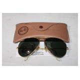 Vtg Ray-Ban 6214 Aviator Green w/case