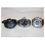 Group of 3 Men's Invicta Watches, 6986 Pro Driver