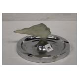 Art Deco Lady Nictotine Ashtray 7' wide