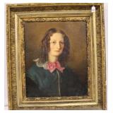 Oil on Canvas early 19th century Portrait of Young