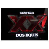 Cerveza Dos Equis lighted Sign
