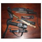 5pcs Knives, 1 Wenoka blunt tip diving knife