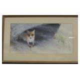 Diane Wieland 'Fox in the Snow' Signed (DLW)