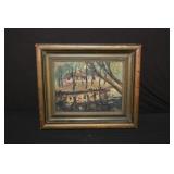 Oil on Canvas 1946 Landscape Painting