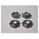 925 Sterling Silver Designer Judith Ripka Pierced