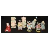 8pcs Royal Doulton Jester, Bearded Spook, Clown,