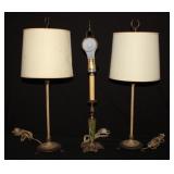 3 Antique Small Lamp