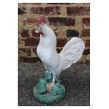 Painted Concrete Rooster