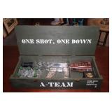 A-Team AK-47 Rifle with Grenades, Vodka Set Empty,