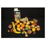 Large Groupe of Vintage Alabaster/Marble Fruit