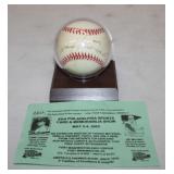 Tommy Greene signed baseball 1993 World Series