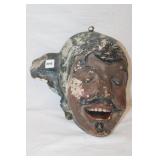 Antique Cast Mask (some damage) 11' x 5'