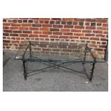 Custom made Metal Base w/ glass top 17'x50'x30'