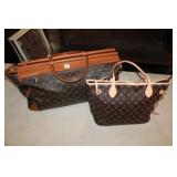 2 Luxury Fashion Bags, 1 Vintage XL