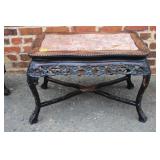 Antique Chinese Carved Coffee Table w/ Chocolate