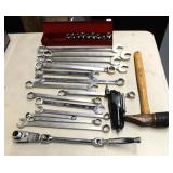 Mostly Mac & Snap on Tools; wrenches
