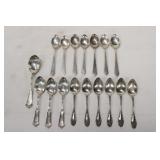 17pcs Sterling Spoons