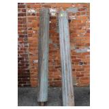 2 Antique Pillars, 6ft, Painted Columns