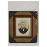 Well done Portrait of a man with blue eyes,