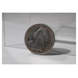 1900 British Silver Coin