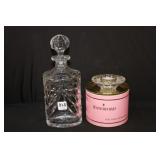 2pcs Waterford Decanter and Candle in Box