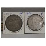 1883/0 1883 Morgan Silver Dollars