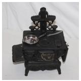 Vintage Miniature Cast Iron Crescent Stove 8.5'