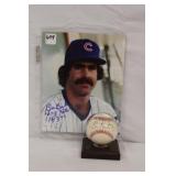 Bill Buckner autographed Photo w/ collector's club