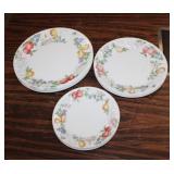 Corning/Corelle 'Chutney' 6 plates, 4 salad,