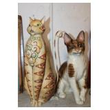 Jim Shore Hardwood Creek 18', Ceramic Tabby