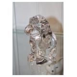 Orrefors Crystal Dog, approx 5' high
