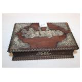 Antique Victorian sterling silver and Rosewood
