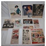 Lot of Old Advertisemnet Rita Hayworth, Roy Rogers