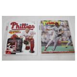 2pcs, Mike Lieberthal with ticket & 1999 Phillies