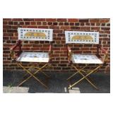 Pair of Pharoh Style Directors Chairs