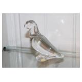 Baccarat Crystal Parrot Approx 4' tall