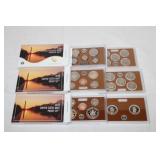 3 - US Proof Sets including' 2019, 2020, 2021