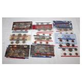 8 - US Mint Sets including; 1985, 1986, 1987,