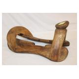 Antique Wooden Saddle Tree  approx 18.5' long
