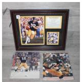 3pc Lot; Mel Bount in person, Terry Bradshaw
