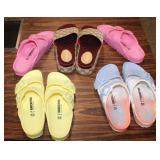 Group of four Ladies Sandels size 40 & 39 Gucci,