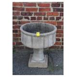 Vintage Concrete Planter  22x20