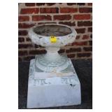3 pc. Antique Cast Iron Planter