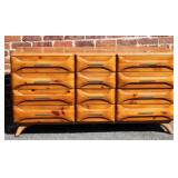 Mid Century Shockey Lexington, NC Sculptured Pine