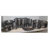40 Vintage Pewter Metalware by Wilton Armetale
