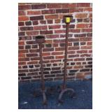 Pair of Steel Candle Stands