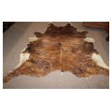 Brindle Brazilian Cowhide Rug approx 105'